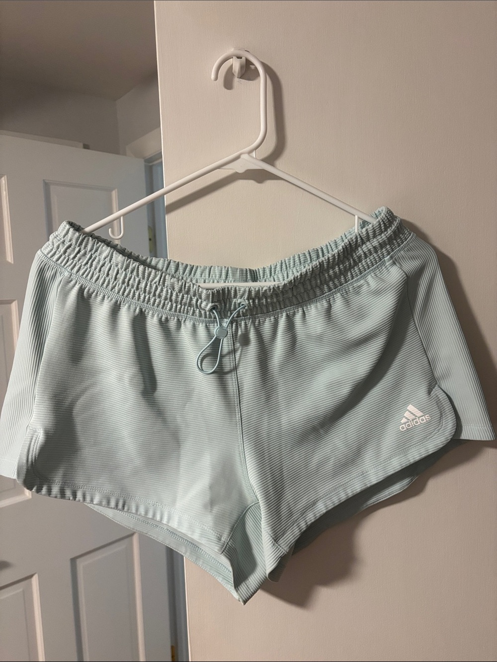 adidas Women's Mint Green Athletic Shorts